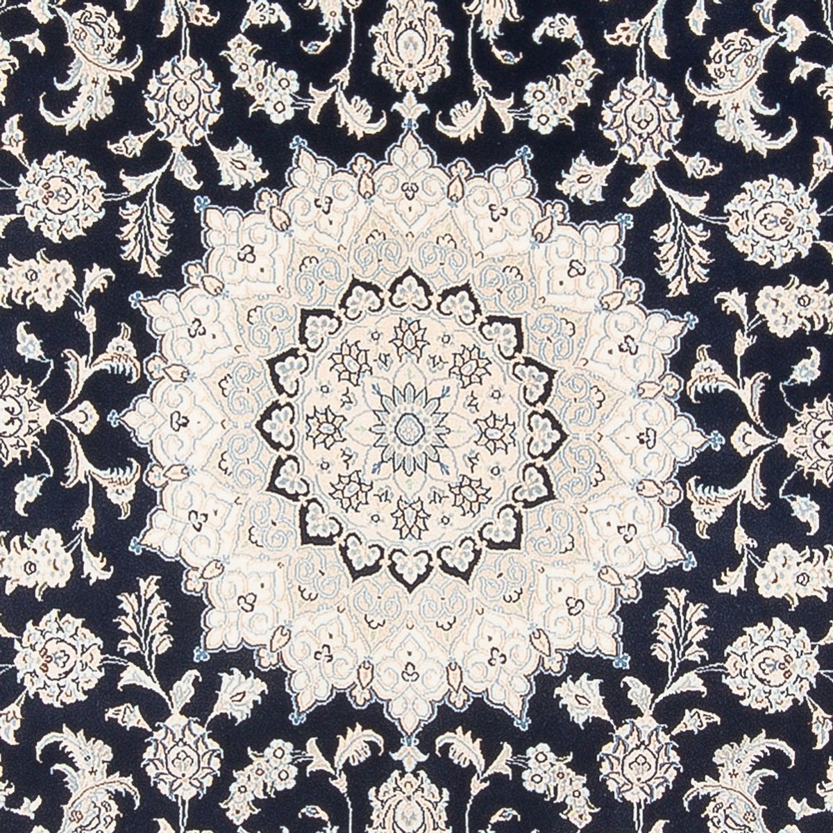 Tappeto Persero - Nain - 296 x 198 cm - blu scuro