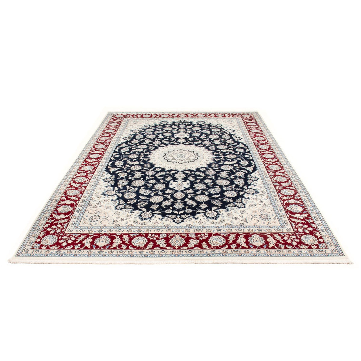 Tappeto Persero - Nain - 296 x 198 cm - blu scuro