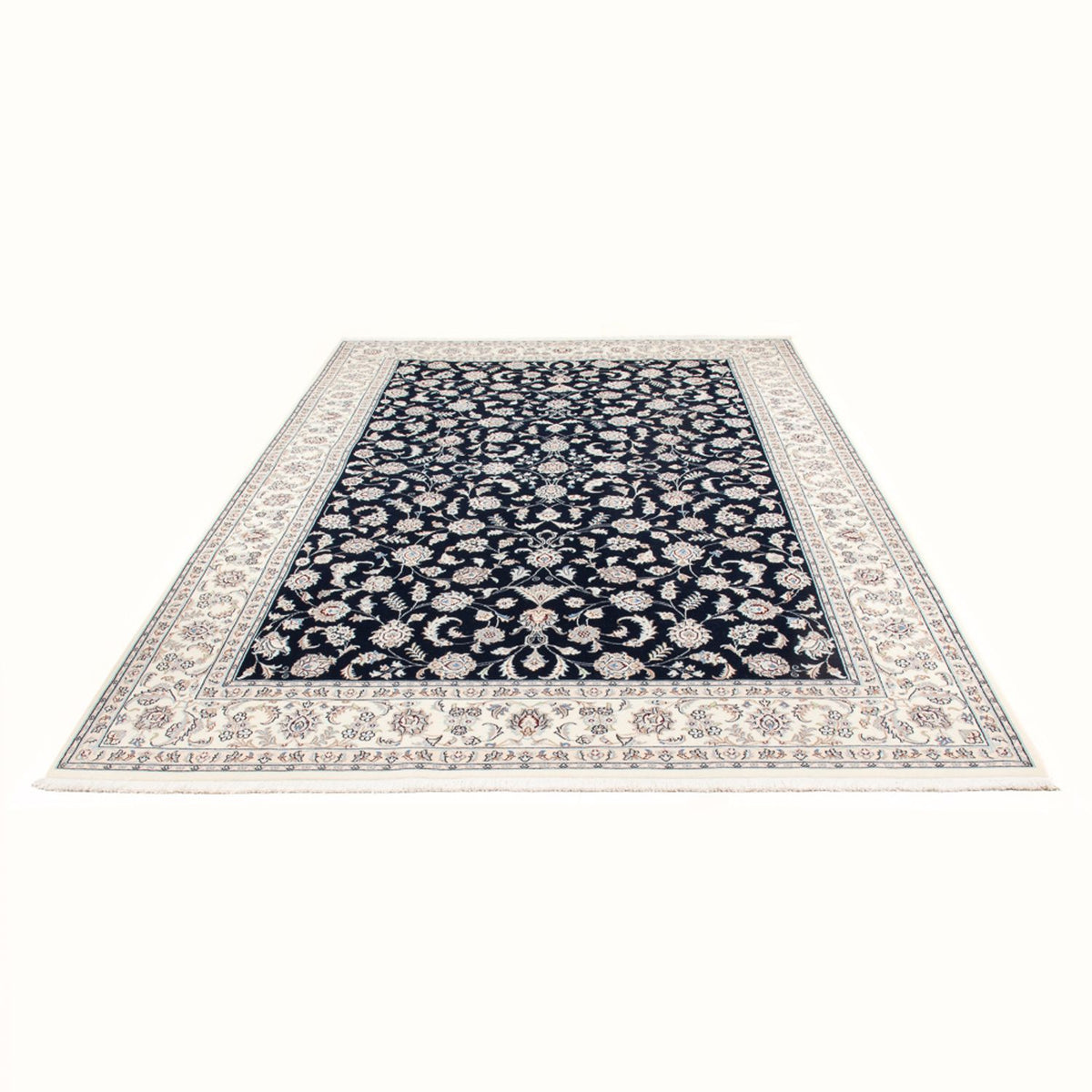 Tappeto Persero - Nain - Premio - 295 x 197 cm - blu scuro