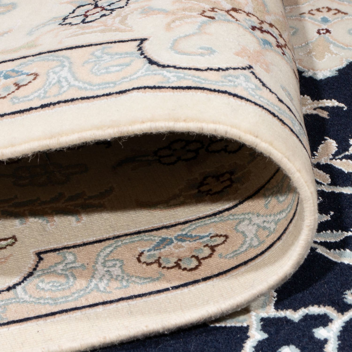 Tappeto Persero - Nain - Premio - 312 x 202 cm - blu scuro