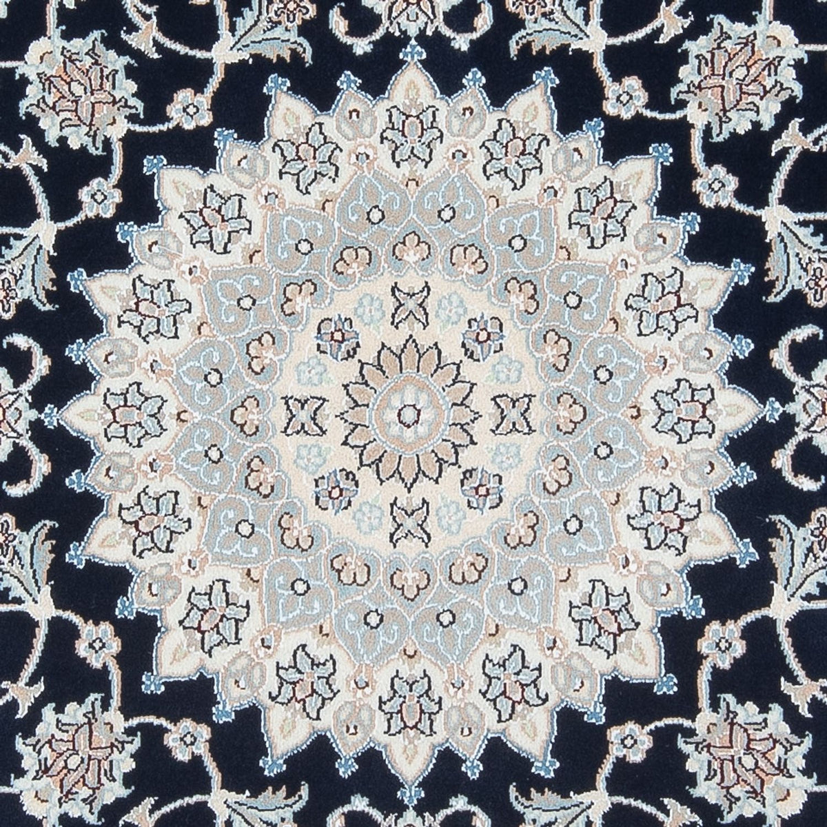 Tappeto Persero - Nain - Premio rotondo - 150 x 150 cm - blu scuro