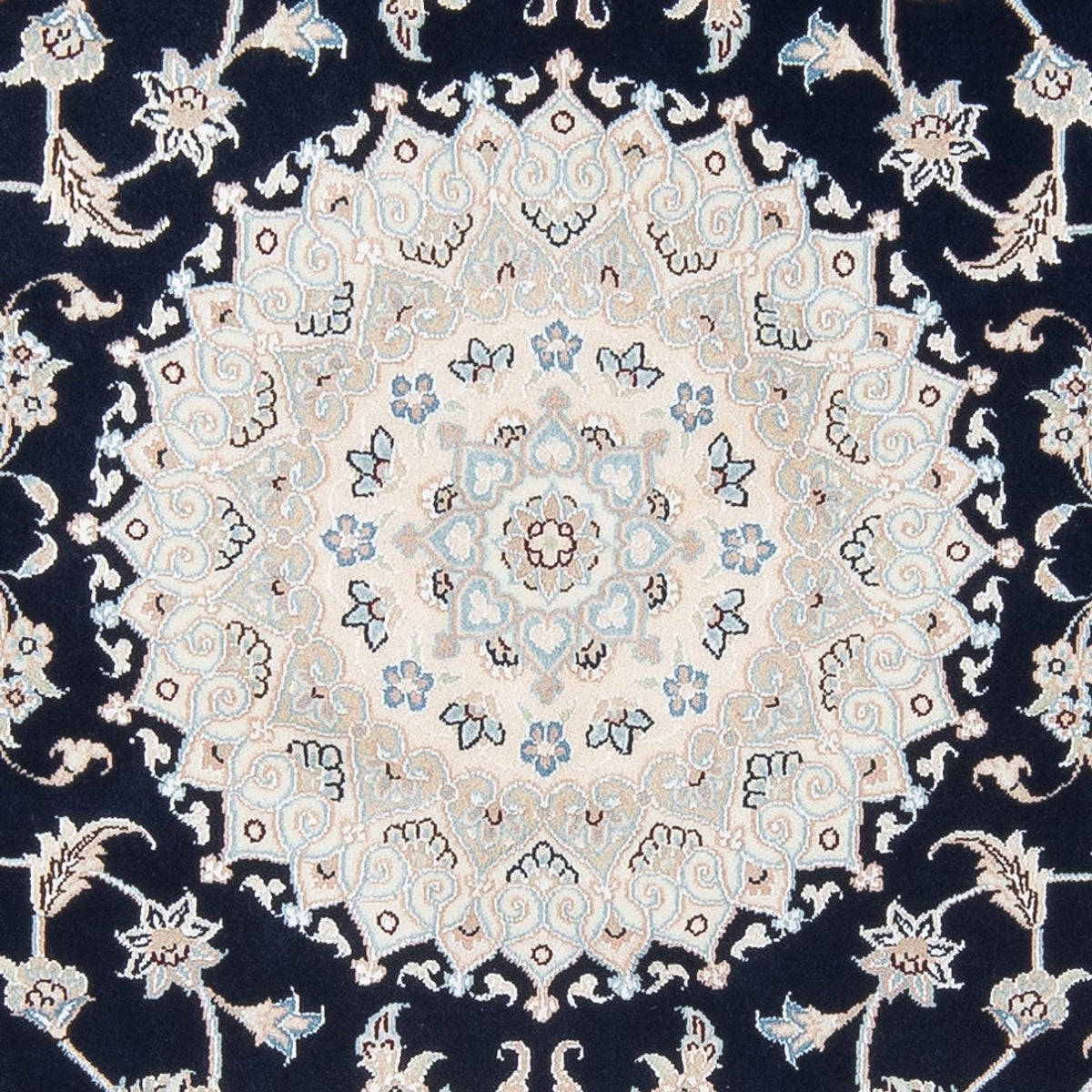 Tappeto Persero - Nain - Premio rotondo - 150 x 150 cm - blu scuro