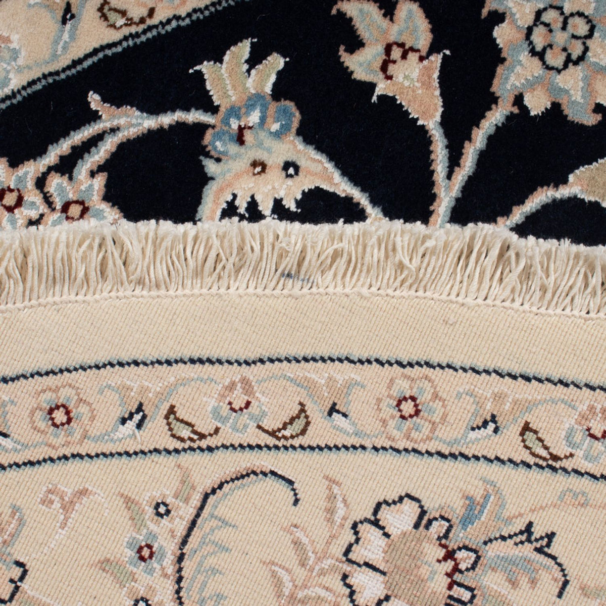 Tappeto Persero - Nain - Premio rotondo - 150 x 150 cm - blu scuro