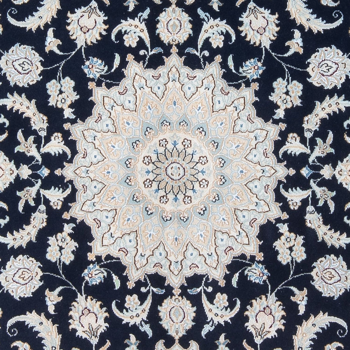 Tappeto Persero - Nain - Premio - 207 x 146 cm - blu scuro