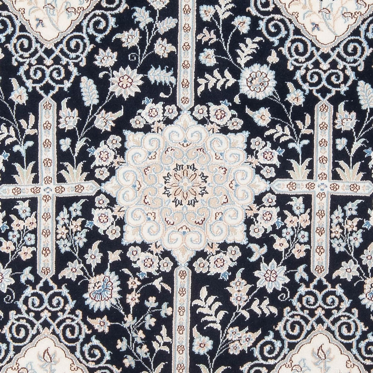 Tappeto Persero - Nain - Premio - 205 x 153 cm - blu scuro