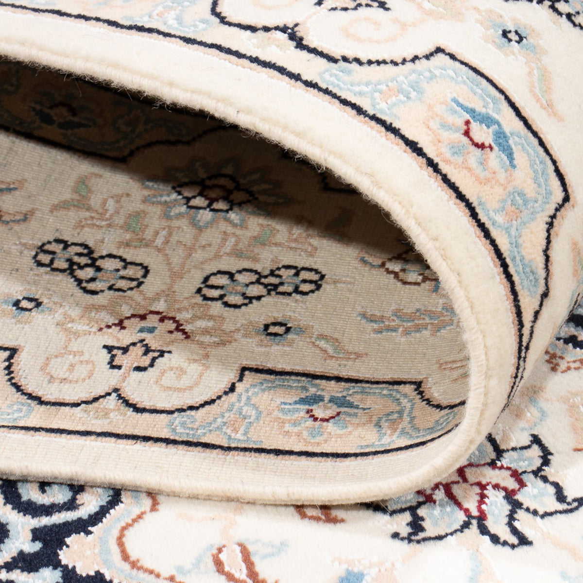 Tappeto Persero - Nain - Premio - 205 x 153 cm - blu scuro