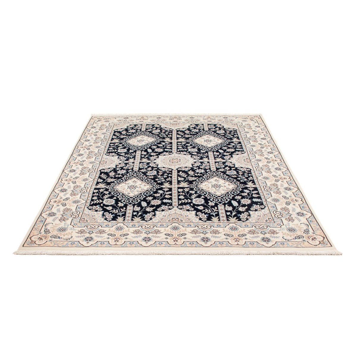 Tappeto Persero - Nain - Premio - 205 x 153 cm - blu scuro