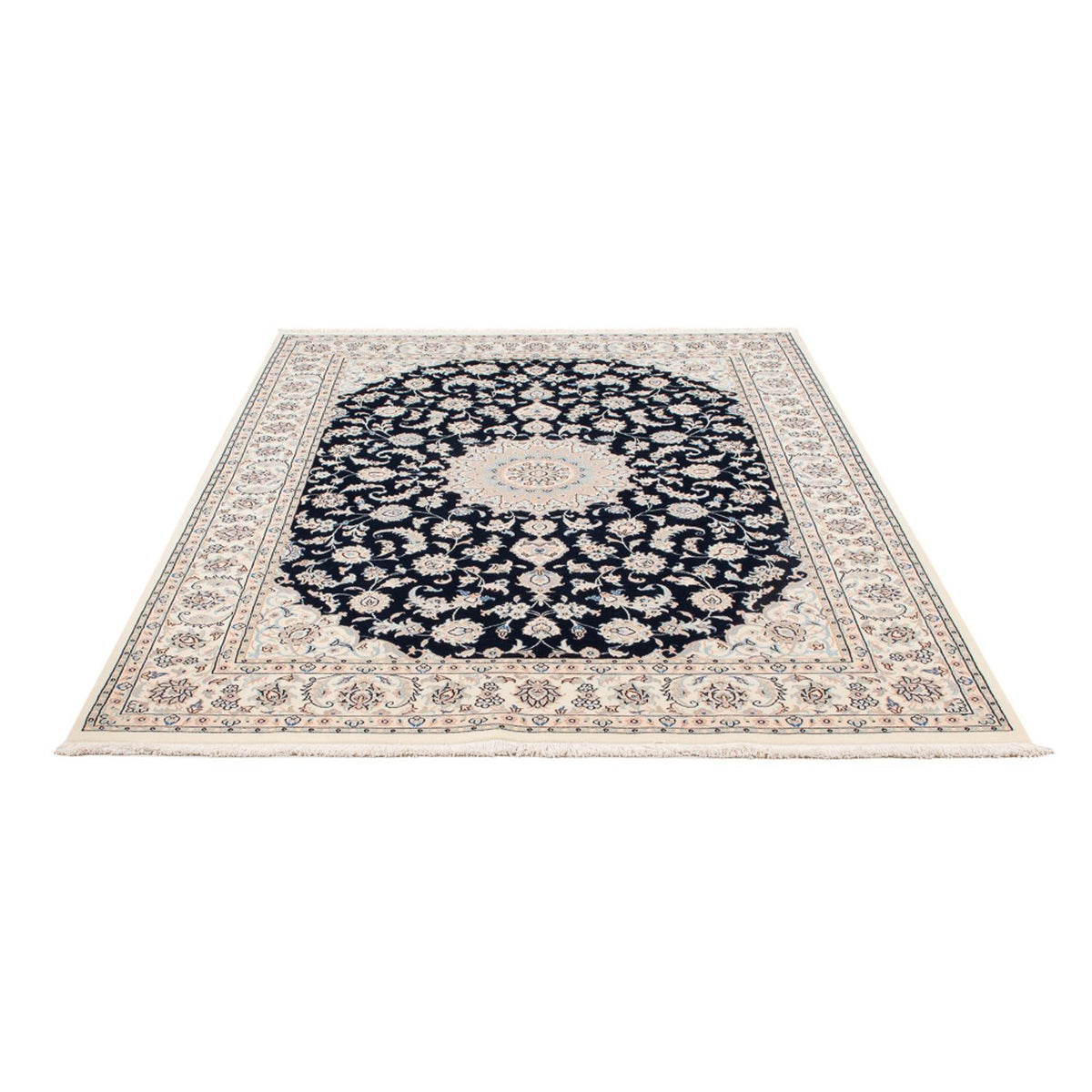 Tappeto Persero - Nain - Premio - 203 x 147 cm - blu scuro