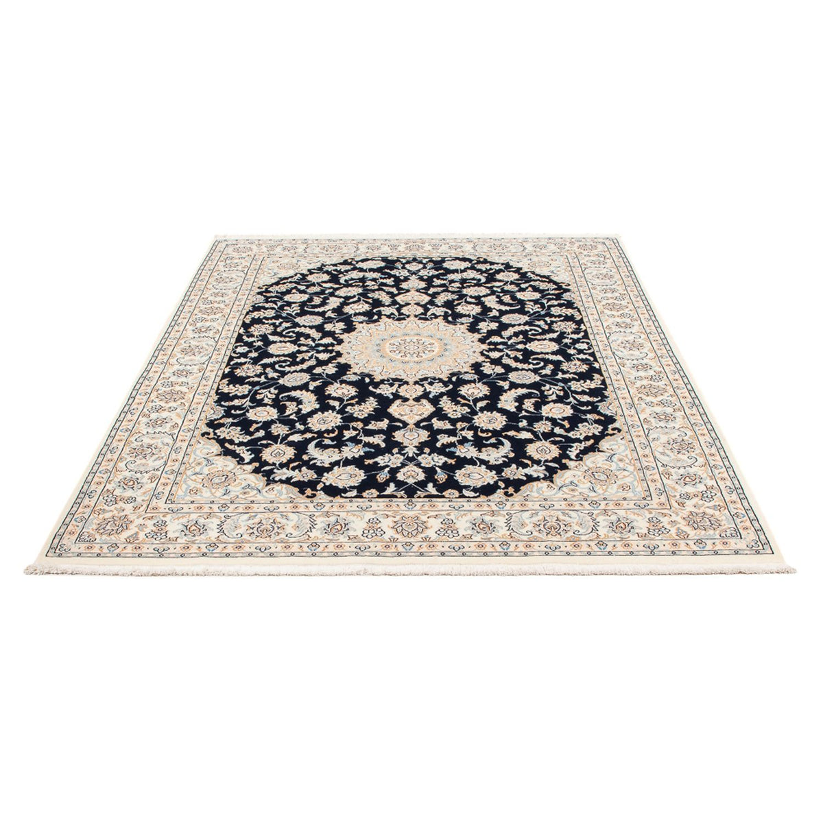 Tappeto Persero - Nain - Premio - 205 x 148 cm - blu scuro