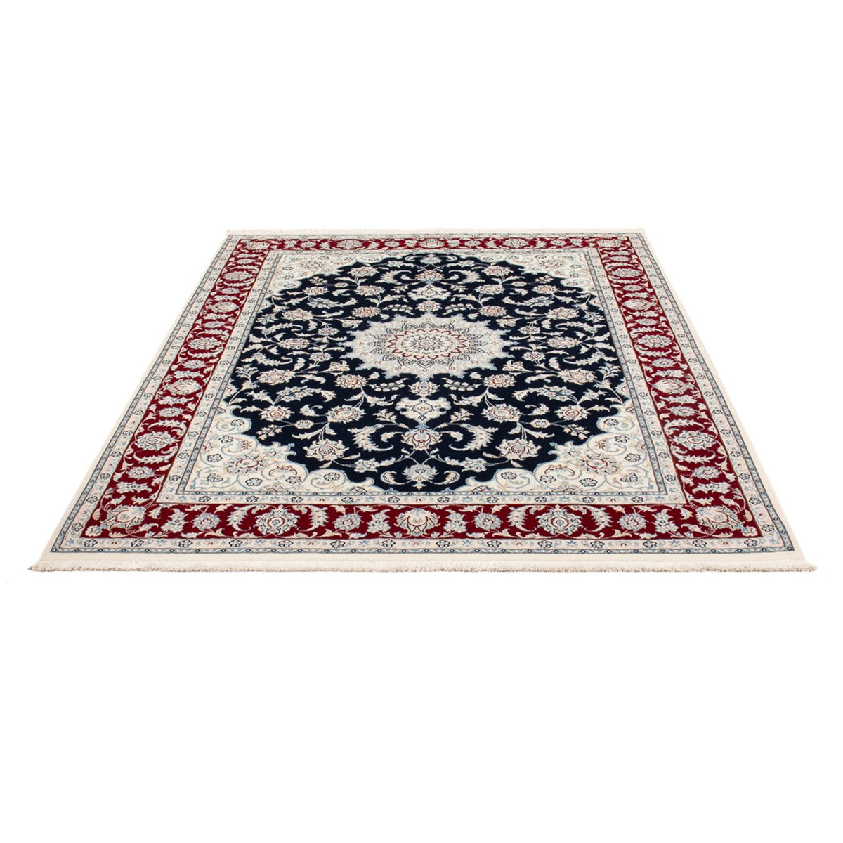 Tappeto Persero - Nain - Premio - 207 x 149 cm - blu scuro