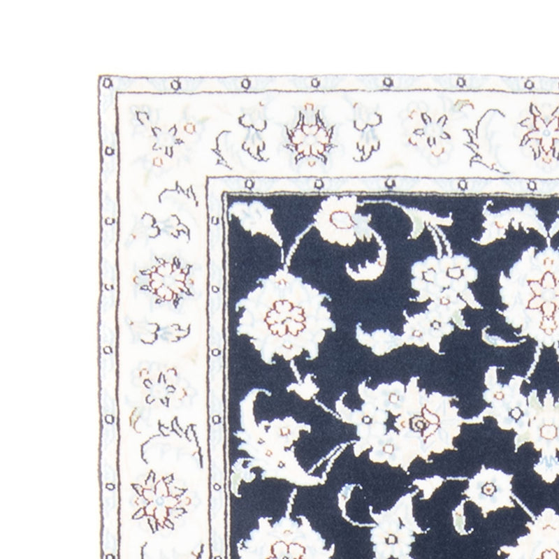 Tappeto corsia Tappeto Persero - Nain - Reale - 194 x 82 cm - blu scuro