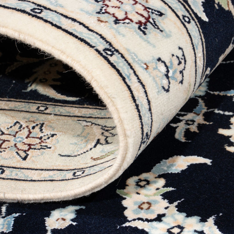 Tappeto corsia Tappeto Persero - Nain - Reale - 194 x 82 cm - blu scuro