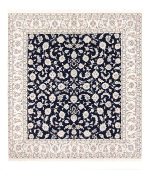 Tappeto Persero - Nain quadrato  - 213 x 200 cm - blu scuro