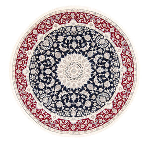 Tappeto Persero - Nain rotondo  - 200 x 200 cm - blu scuro