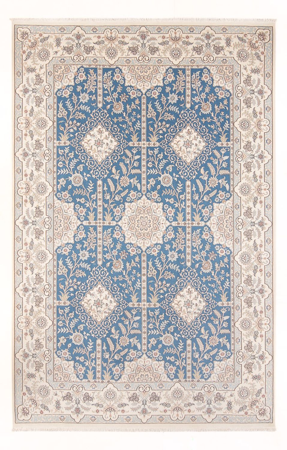 Tappeto Persero - Nain - Premio - 298 x 200 cm - blu chiaro