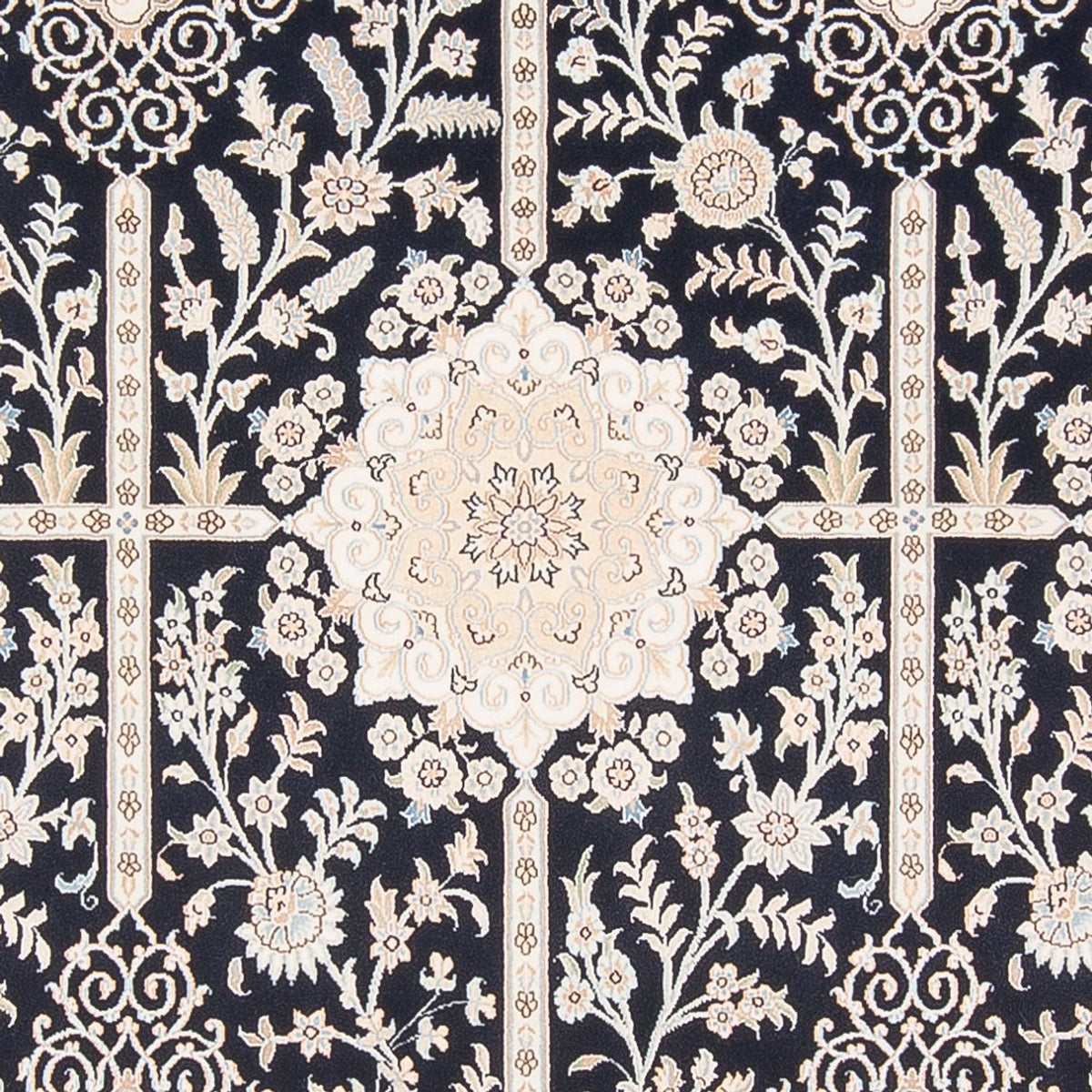 Tappeto Persero - Nain - Premio - 298 x 198 cm - blu scuro