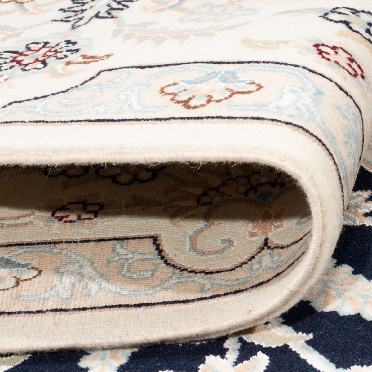 Tappeto Persero - Nain - Premio - 298 x 198 cm - blu scuro