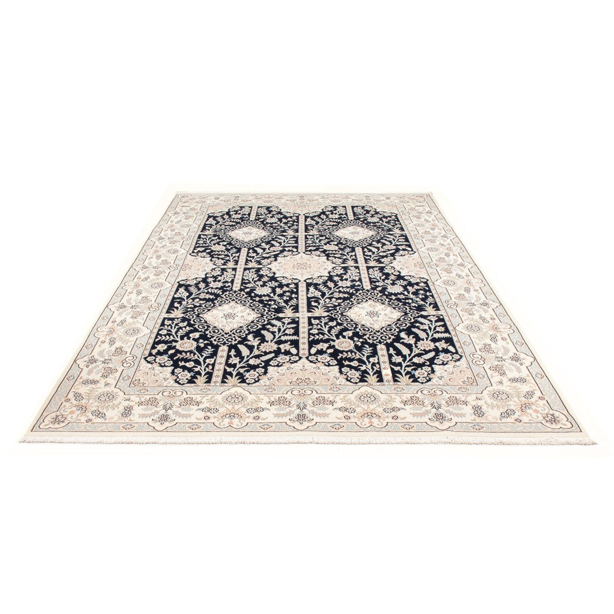 Tappeto Persero - Nain - Premio - 298 x 198 cm - blu scuro