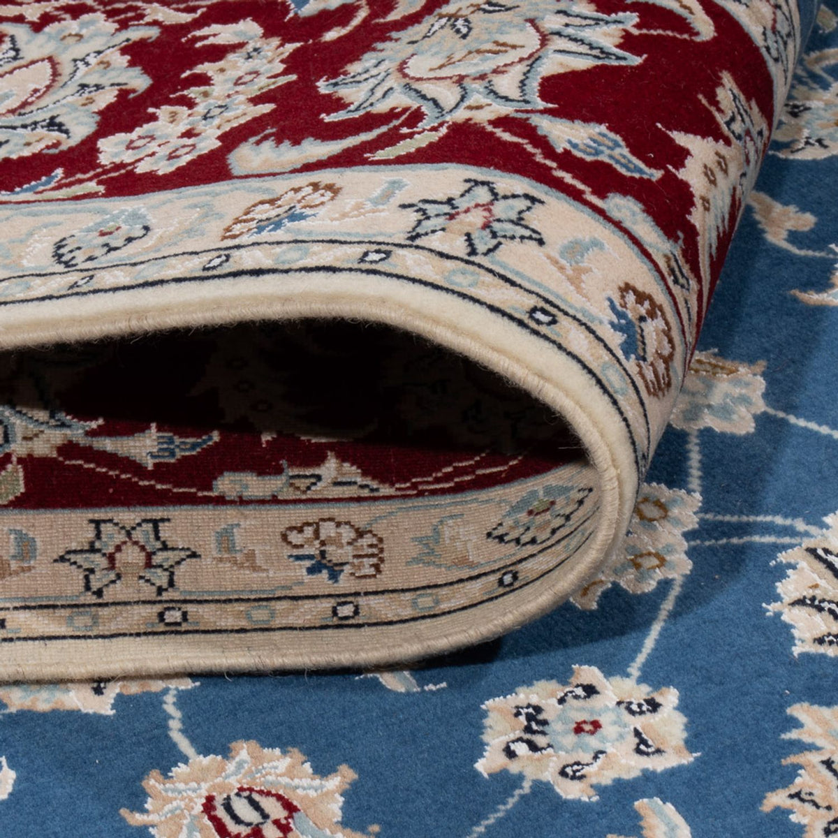 Tappeto Persero - Nain - 244 x 171 cm - blu