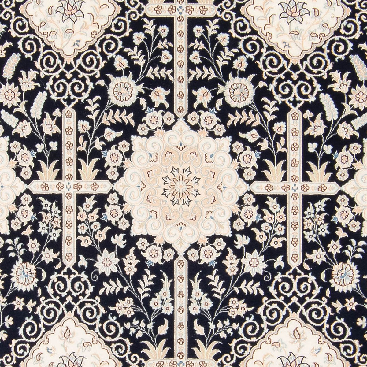 Tappeto Persero - Nain - 233 x 170 cm - blu scuro