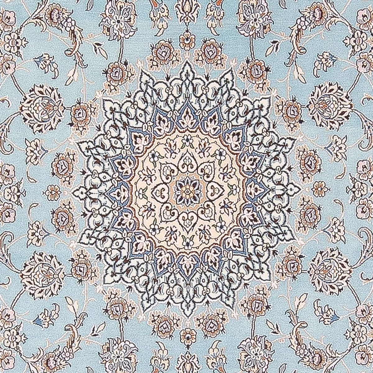 Tappeto Persero - Nain - Premio - 308 x 200 cm - blu chiaro