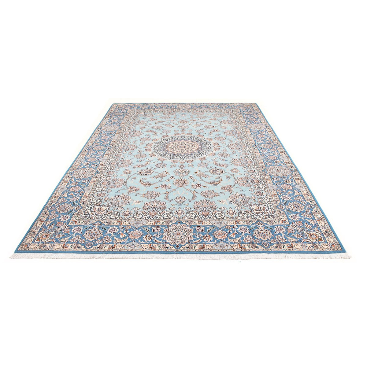 Tappeto Persero - Nain - Premio - 308 x 200 cm - blu chiaro