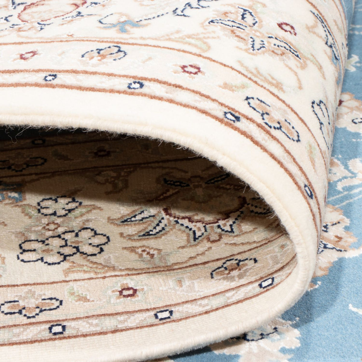 Tappeto Persero - Nain - Reale - 210 x 149 cm - blu chiaro