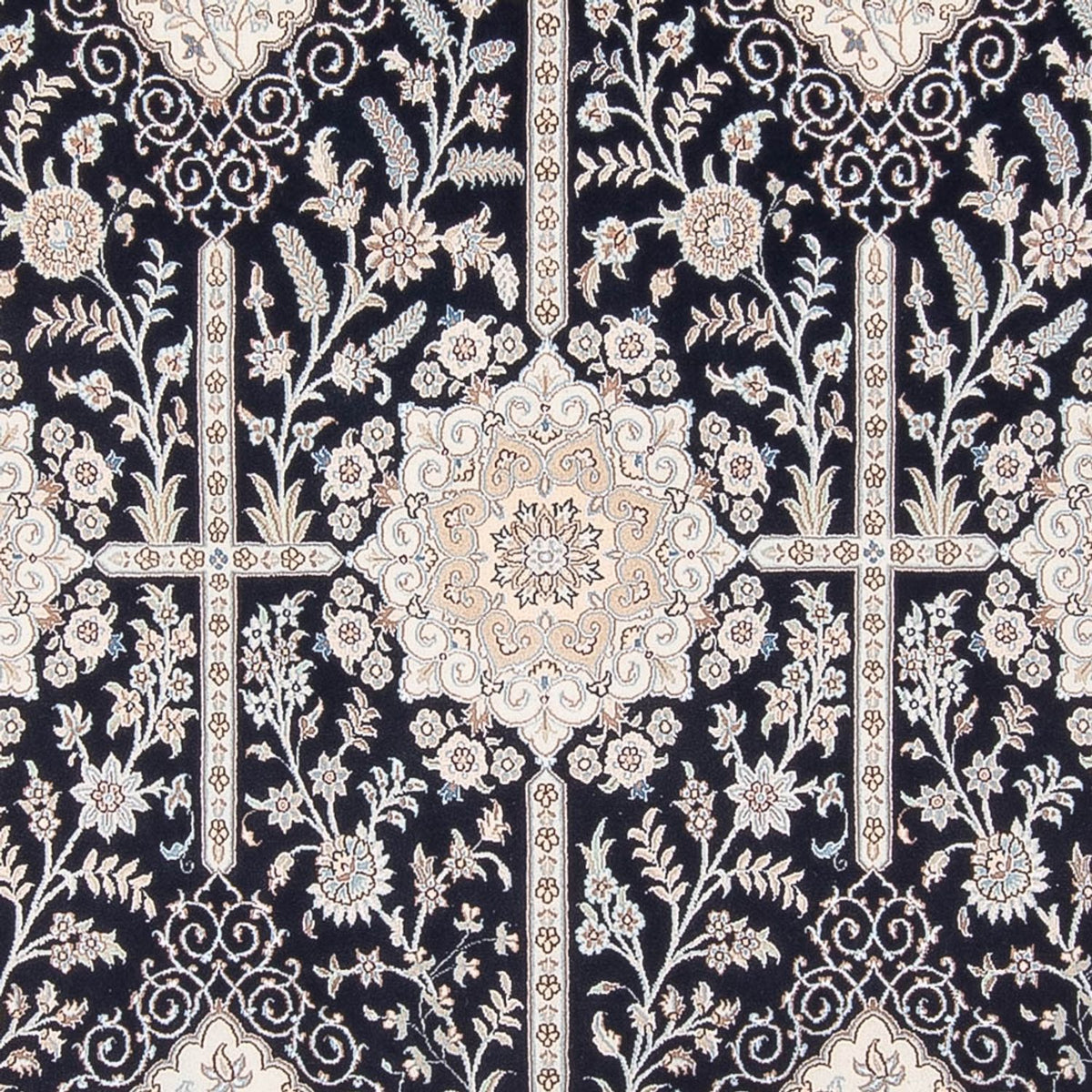 Tappeto Persero - Nain - Premio - 294 x 196 cm - blu scuro