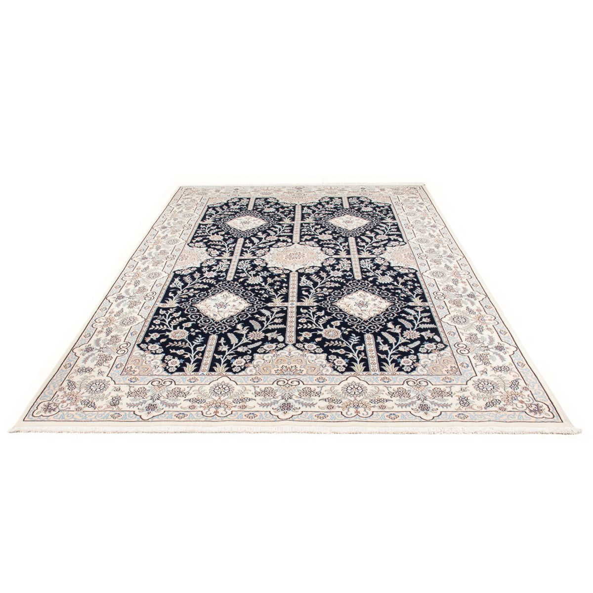 Tappeto Persero - Nain - Premio - 294 x 196 cm - blu scuro