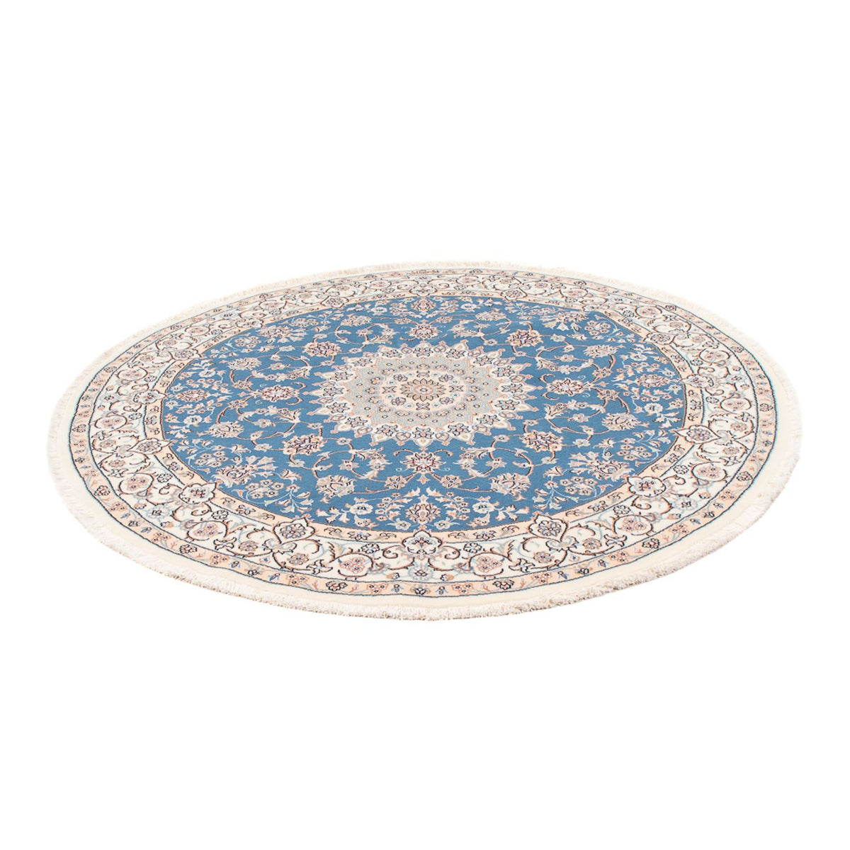 Tappeto Persero - Nain - Premio rotondo - 154 x 151 cm - blu