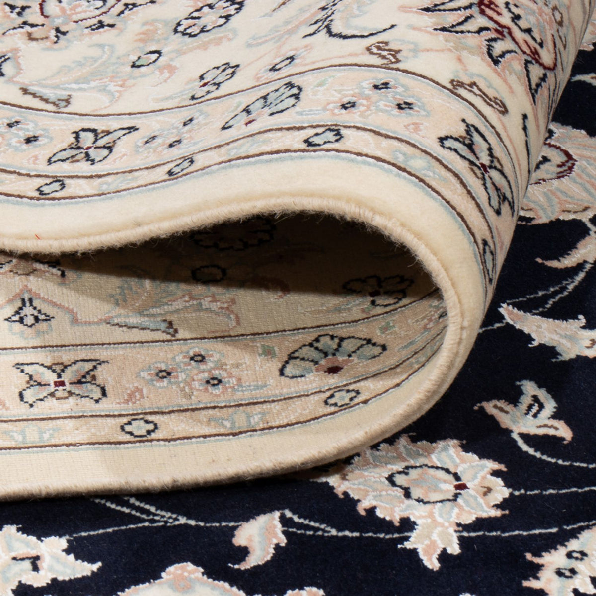 Tappeto Persero - Nain quadrato  - 258 x 246 cm - blu scuro