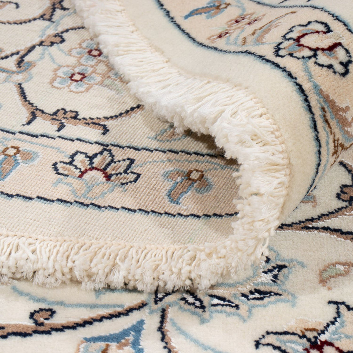 Tappeto Persero - Nain rotondo  - 200 x 200 cm - blu petrolio