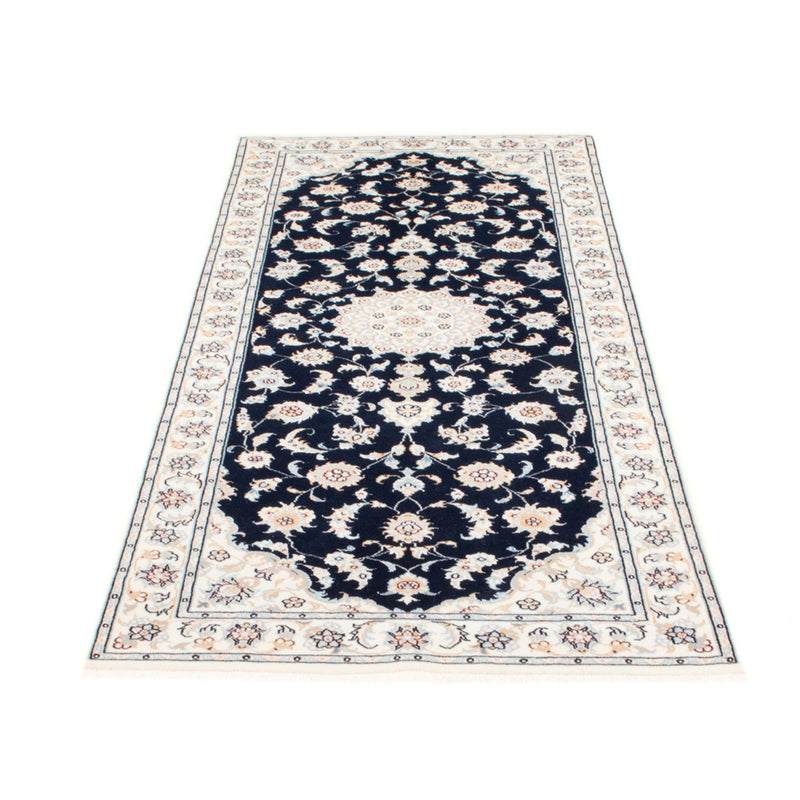 Tappeto corsia Tappeto Persero - Nain - Reale - 197 x 80 cm - blu scuro
