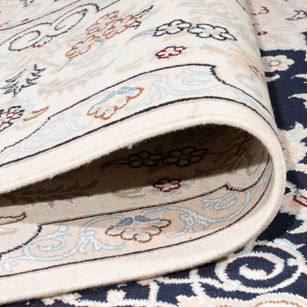 Tappeto Persero - Nain - Premio - 295 x 200 cm - blu scuro