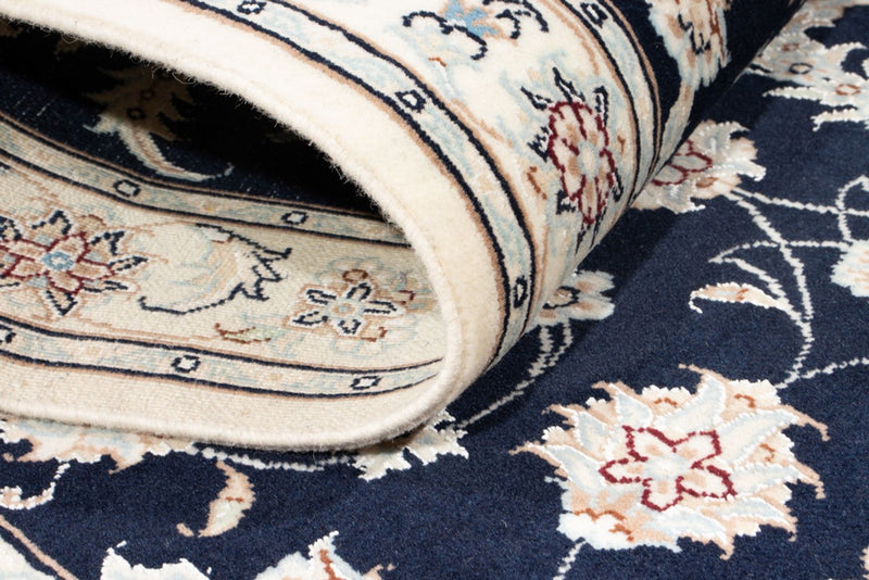 Tappeto corsia Tappeto Persero - Nain - Reale - 198 x 81 cm - blu scuro