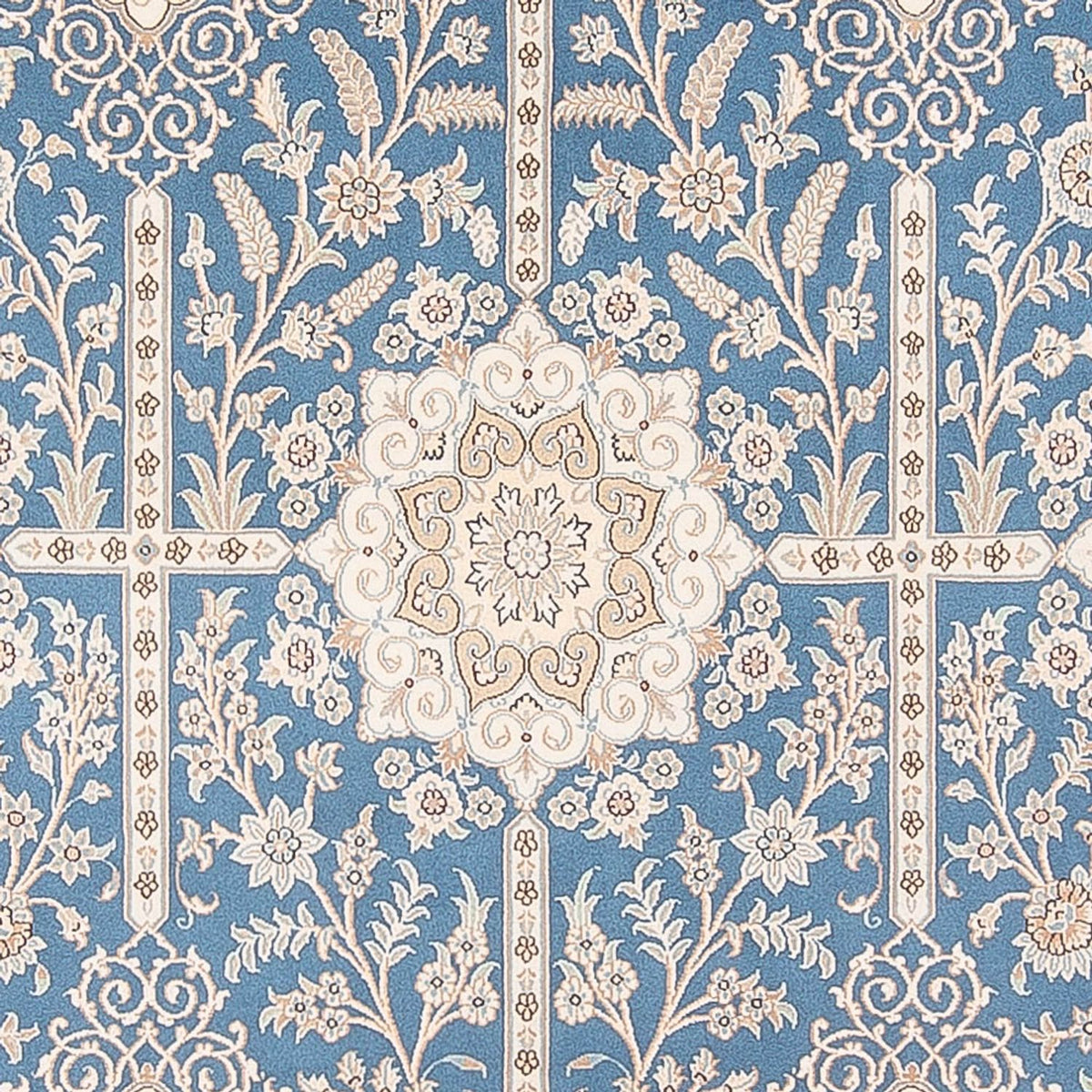 Tappeto Persero - Nain - Premio - 300 x 198 cm - blu chiaro