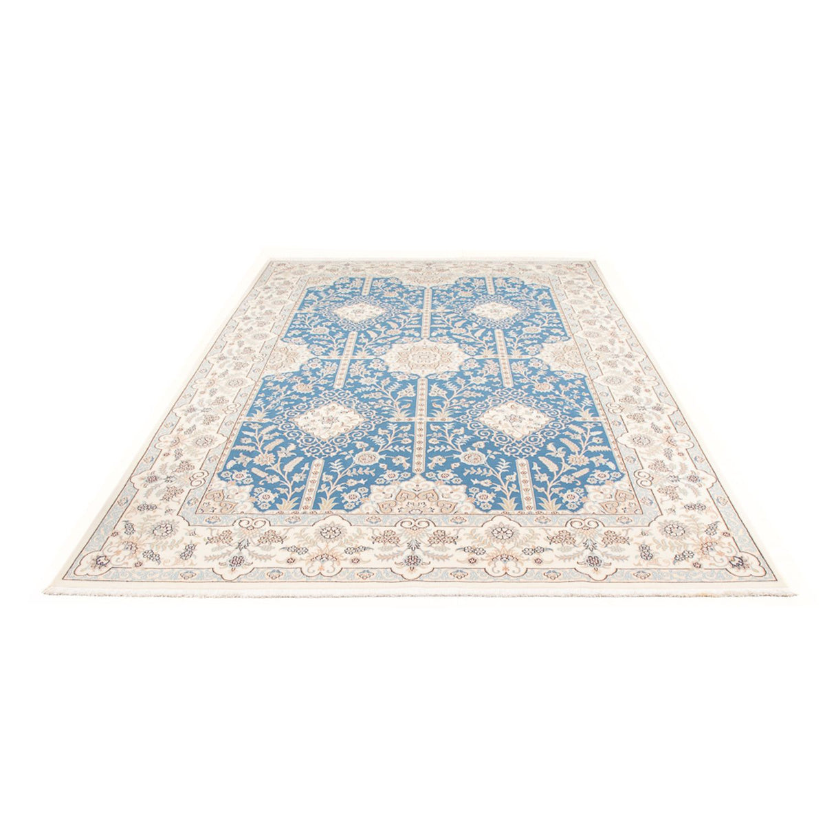 Tappeto Persero - Nain - Premio - 300 x 198 cm - blu chiaro