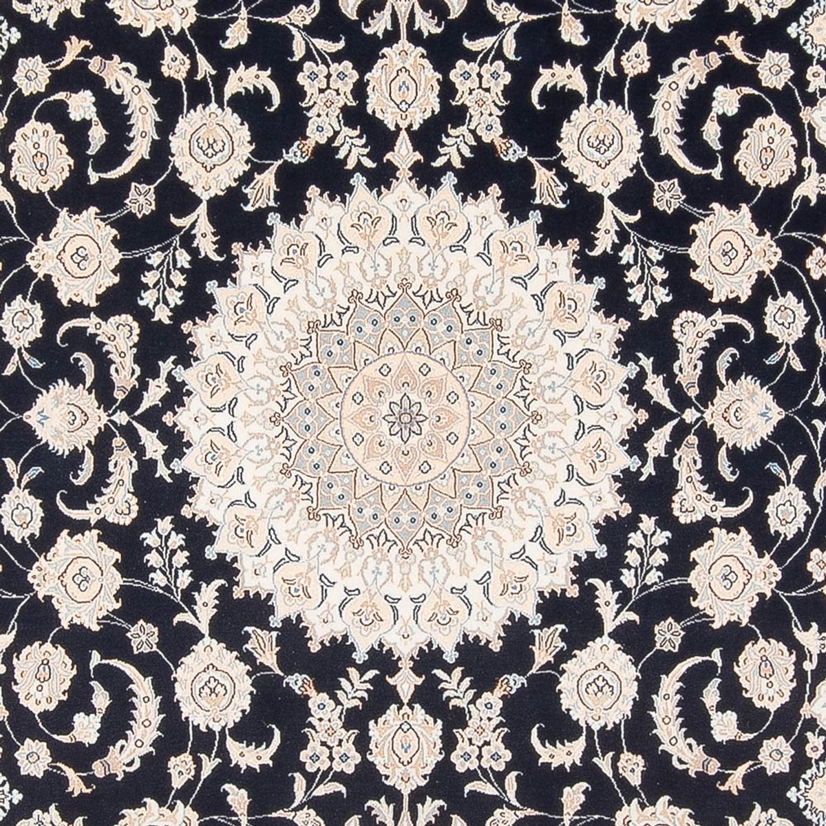 Tappeto Persero - Nain - Premio - 298 x 197 cm - blu scuro