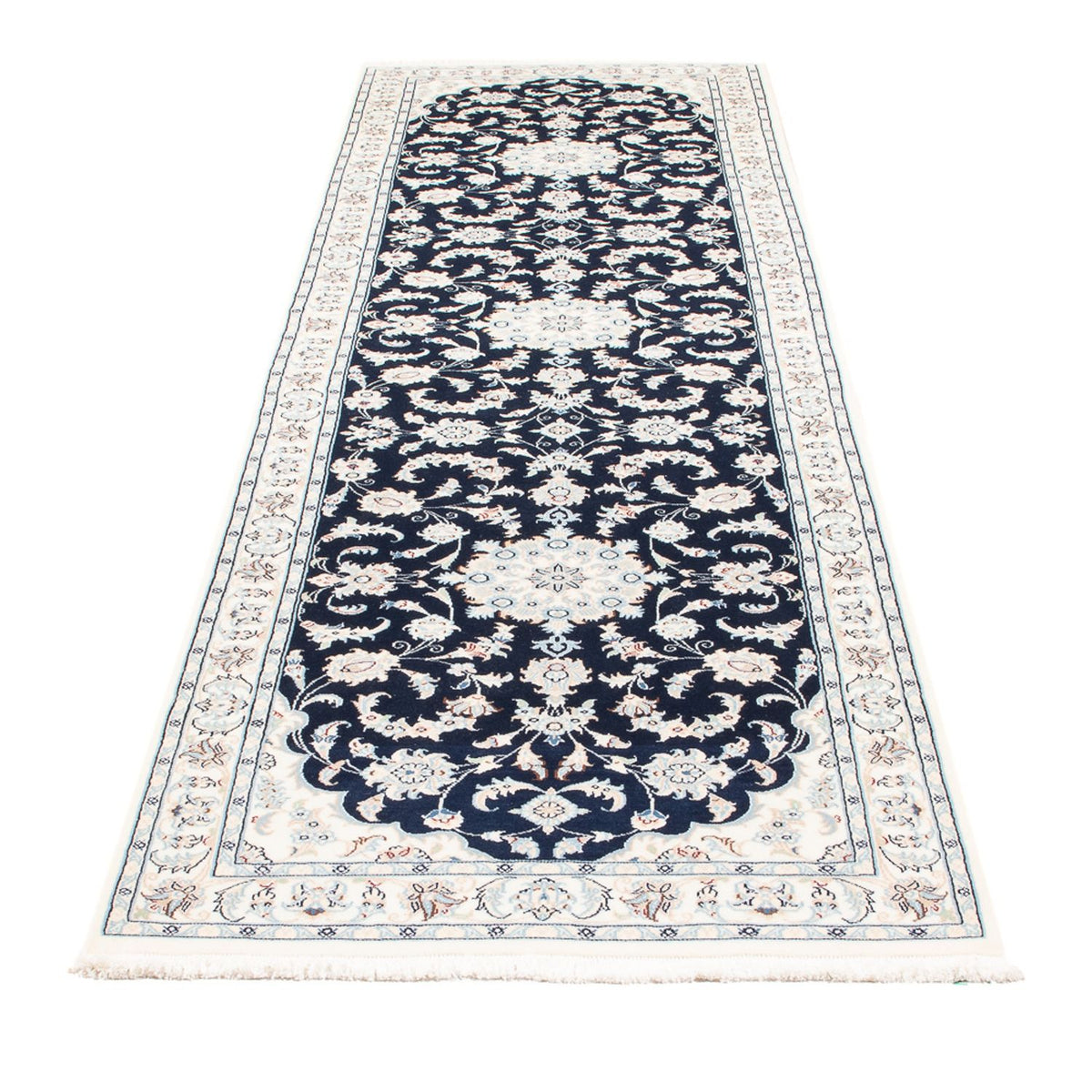 Tappeto corsia Tappeto Persero - Nain - Premio - 306 x 81 cm - blu scuro