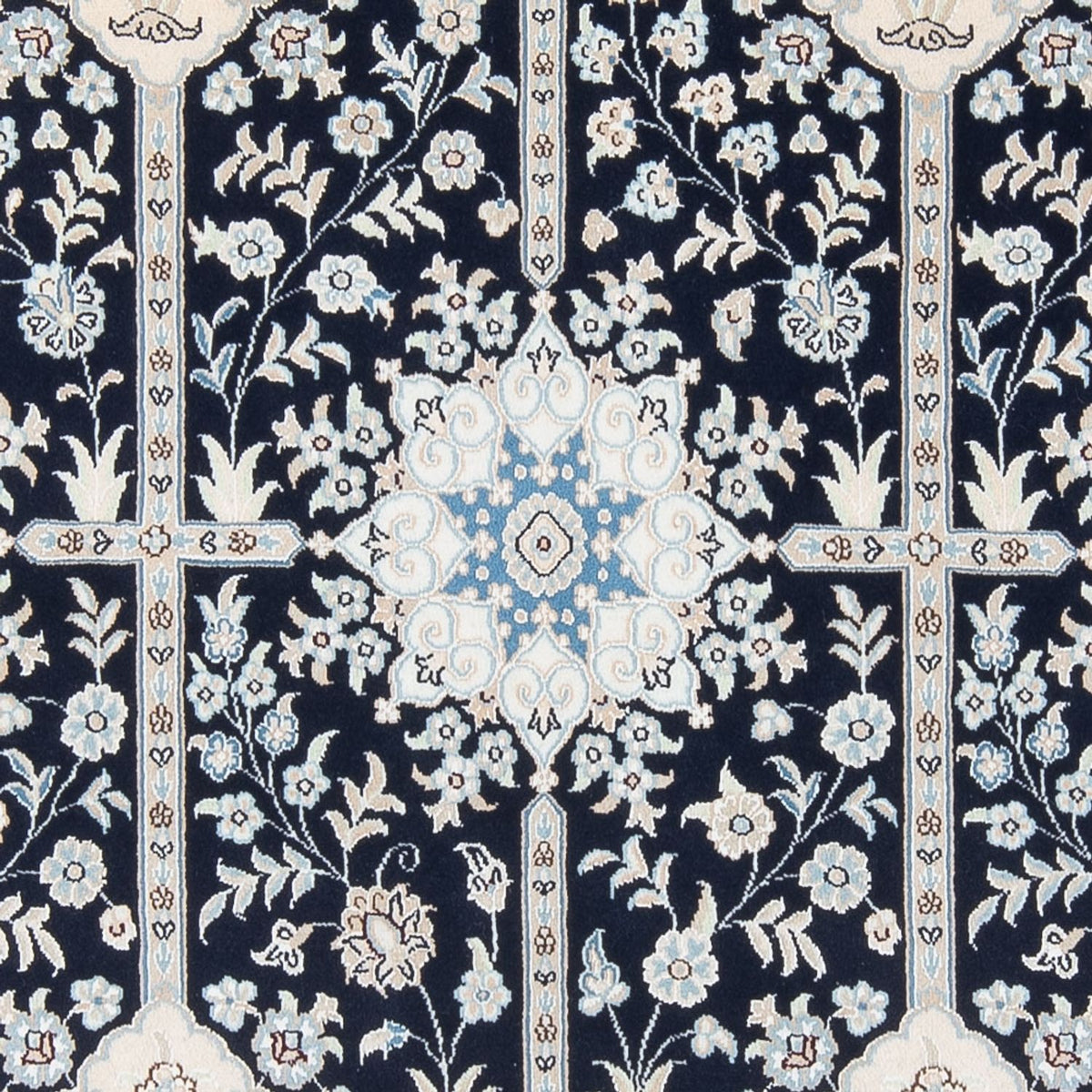 Tappeto Persero - Nain - Premio - 205 x 150 cm - blu scuro