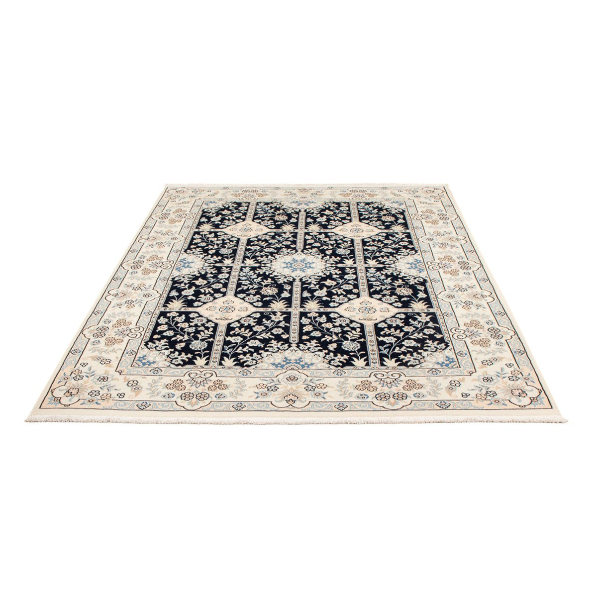 Tappeto Persero - Nain - Premio - 205 x 150 cm - blu scuro