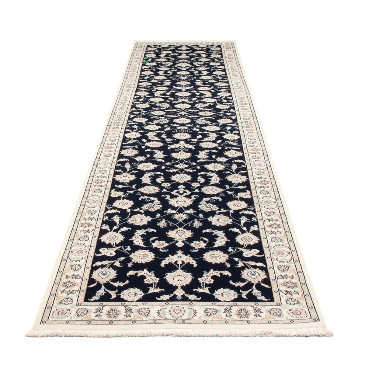 Tappeto corsia Tappeto Persero - Nain - Premio - 394 x 92 cm - blu scuro