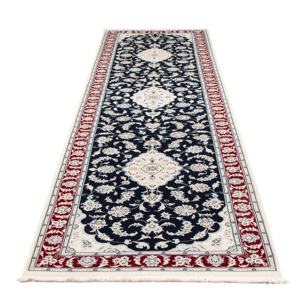 Tappeto corsia Tappeto Persero - Nain - Premio - 347 x 87 cm - blu scuro