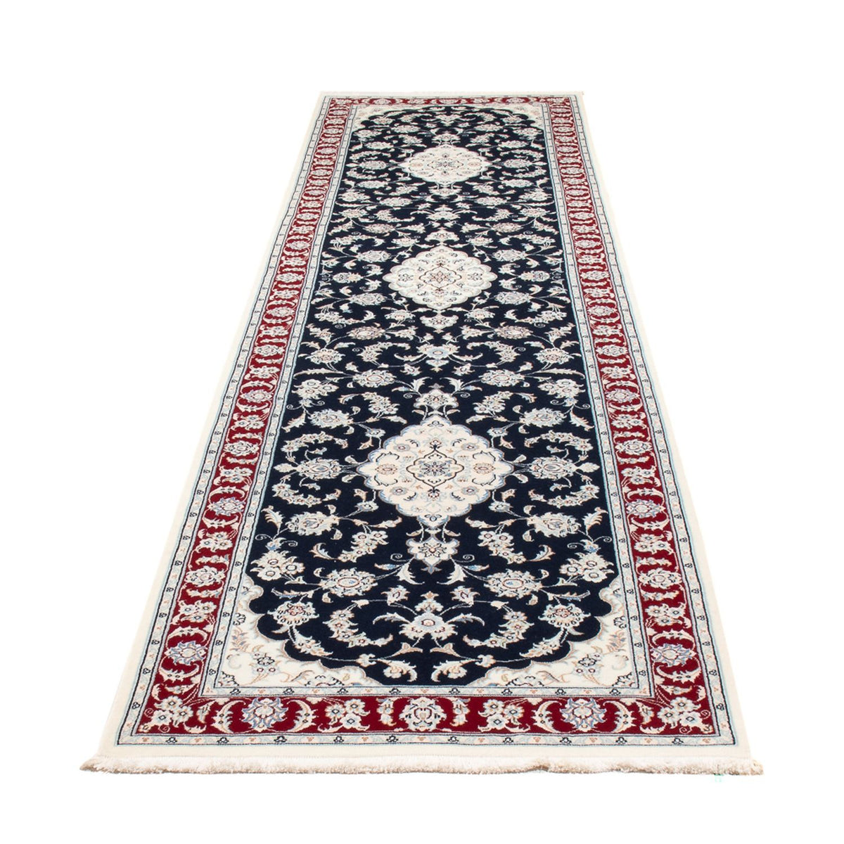 Tappeto corsia Tappeto Persero - Nain - Premio - 353 x 85 cm - blu scuro