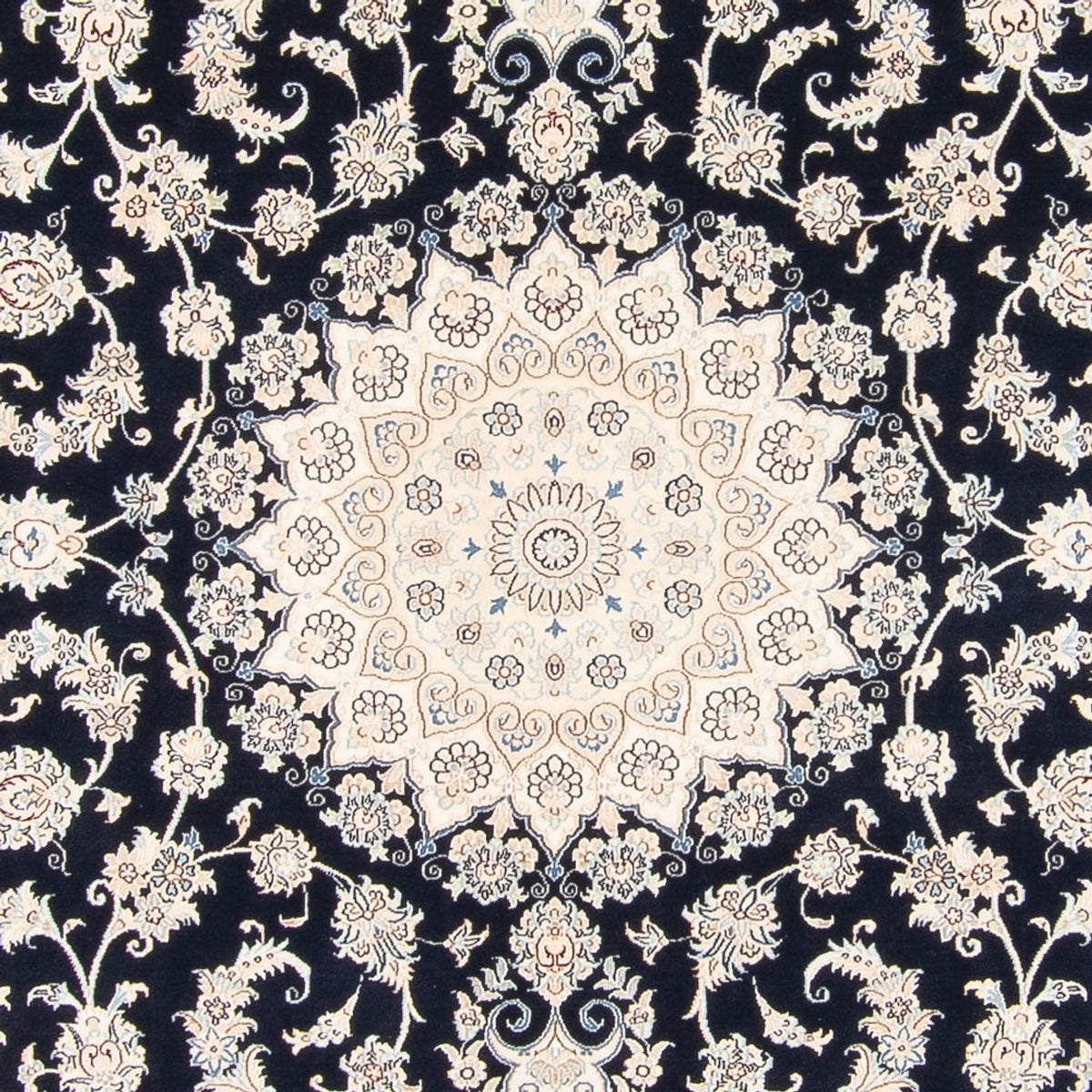 Tappeto Persero - Nain - 263 x 225 cm - blu scuro