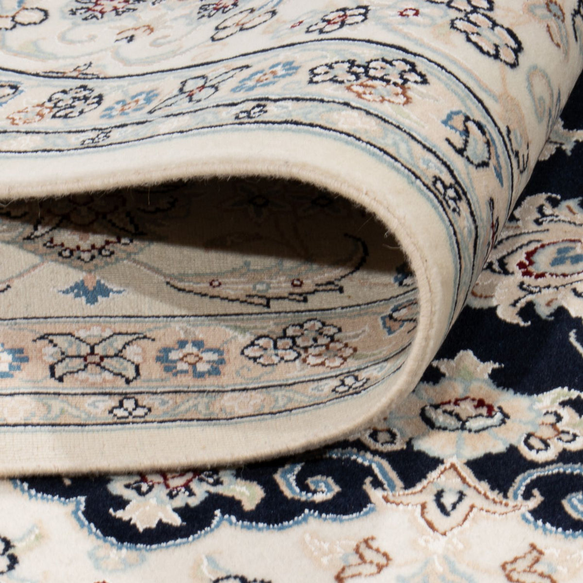 Tappeto Persero - Nain - 263 x 225 cm - blu scuro