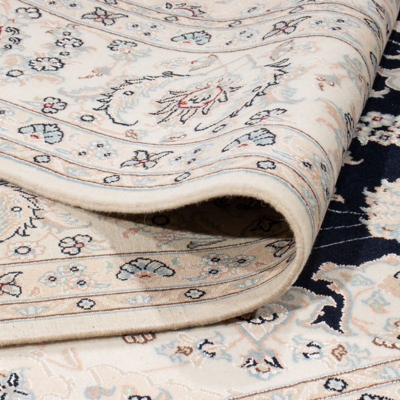 Tappeto Persero - Nain - 266 x 248 cm - blu scuro