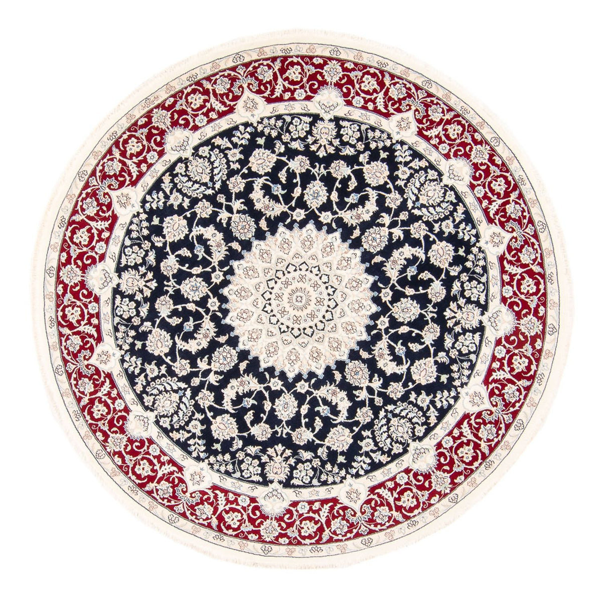 Tappeto Persero - Nain rotondo  - 204 x 195 cm - blu scuro