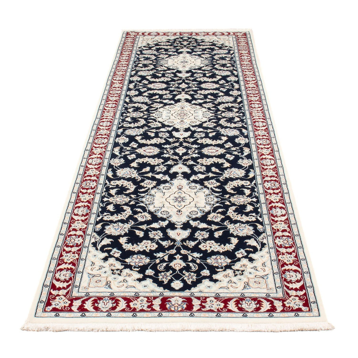 Tappeto corsia Tappeto Persero - Nain - Premio - 292 x 80 cm - blu scuro