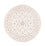 Tappeto Persero - Nain rotondo  - 200 x 200 cm - crema